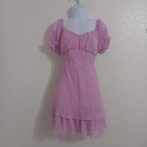 Love Tree - 2 Tier Rufful Mini Dress